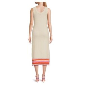 Design 365 Colorblock Crochet Sheath Midi Dress Size XS/P